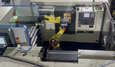 What is robot CNC machining?